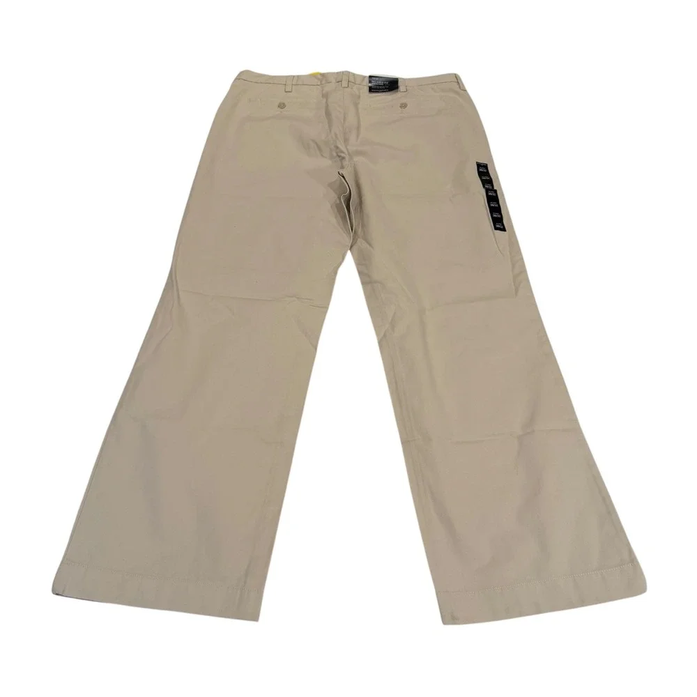 Banana Republic Dawson Chino Pants Mens 38x32 Relaxed Fit Khaki Cotton Ivory